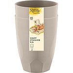 Набор стаканов Sugar&Spice 0,3л 2 шт латте (упаковка 20 шт.)