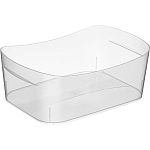 Корзинка универсальная 2,7л, 240х165х90мм (бесцветный) (упаковка 16 шт.)