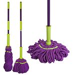 Швабра с вертик отжим. Умничка ТВИСТ с телескоп ручкой 130см (упаковка 20 шт.)