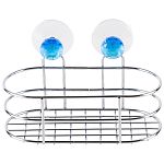 Корзинка подвесная овальная W2617 Бриллиант, синий (крепление: 2 присоски) (упаковка 20 шт.)