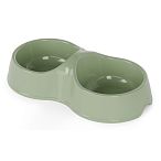 Миска для кошек Юта 0,2л двойная ALTA, Оливковый (упаковка 34 шт.)