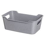 Корзинка универсальная Mango 4,1л. 290х180х105мм Гранит серый (упаковка 16 шт.)