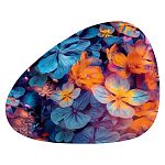 Сервировочная салфетка капля 45х35,5 см Цветы (упаковка 20 шт.)