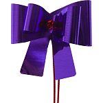 Бант затягивающийся декоративный Фиолетовый, 5,5*4,5 см (упаковка 10 шт.)