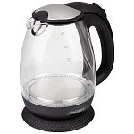 Чайник ENERGY E-250 (1,7 л)  стекло, пластик цвет черный
