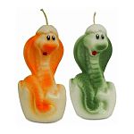 Свеча змейка в скорлупе