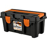 Ящик для инструментов Blocker Expert 18 с ручкой-замком черный/оранжевый (упаковка 6 шт.)