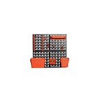 Панель инструментальная Blocker Expert с наполнением малая 326х100х326 мм черно-оранжевый