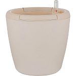 Горшок с автополивом InGreen Munchen D 210мм/5л с внутренней вставкой 3,4л, круглый, белый (упаковка