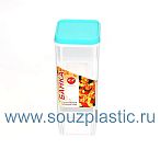 Банка для сыпучих продуктов, 2,2л., квадратная (упаковка 24 шт.)