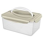 КОНТЕЙНЕР ДЛЯ ПРОДУКТОВ ГЕРМЕТИЧНЫЙ SMART LOCK С РУЧКОЙ  ПРЯМОУГОЛЬНЫЙ 2,5Л (Светло-серый) (упаковка