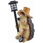 Фигурка садовая Ежик с фонарем H-43см (упаковка 4 шт.)