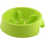 Миска для животных, овальная SLOW FEEDER MAX 1л Pobeda, Салатовый