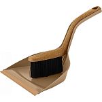 Щетка-сметка с совком Spin&Clean Wood, с ручками 21 см, с кромкой (упаковка 8 шт.)