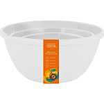 Набор мисок для смешивания Sugar&Spice Корица 1,5л + 2,6л + 4,1л белый зефир