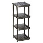 Стойка в прихожую МАЛАЯ УНИВЕРСАЛ (4 секции) Графитовый (упаковка 4 шт.)