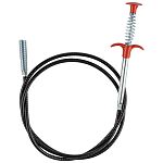 Трос сантехнический с зажимом для прочистки труб и удаления засоров, 160 см (упаковка 10 шт.)