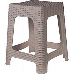 Табурет квадратный Rattan 363х363х448мм, французский платан (упаковка 5 шт.)