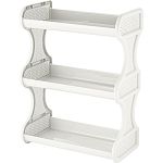 Полка навесная Keeplex Rattan трехсекционная 32,4х17х41,8см белое облако (упаковка 27 шт.)