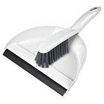 Комплект щетка-сметка Good с совком с кромкой (белый) (упаковка 15 шт.)