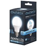 Лампа светодиодная Energy LED А60-8-E27-6500