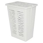 Корзина для белья Rambai 30л, 377х261х492 мм (светло-серый) (упаковка 10 шт.)