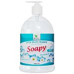 Крем-мыло жидкое 1л Soapy Увлажняющее с дозатором