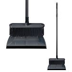 Комплект Ленивка щетка для пола Etna Мега с совком с кромкой (серый) (упаковка 12 шт.)