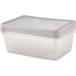 Набор контейнеров для продуктов HELSINKI Artichoke 3 шт 1,35л прямоуг. пепельный жемчуг (упаковка 22