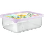 Контейнер для продуктов Sugar&Spice Флора прямоугольный 0,5л с гибкой крышкой