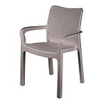 Стул пластиковый InGreen Rattan 506х580х833мм, французский платан (упаковка 4 шт.)