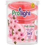 Мыло туалетное с увлажняющим кремом PROLIGHT Розовая мечта, 4Х90 гр. (пэт-банка)