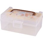 Контейнер для детской дорожной аптечки 0,8л с вкладышем 170*108*78  POLLY