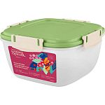 Контейнер для продуктов Sugar&Spice Barberry герметичный 1л квадратный фисташка (упаковка 17 шт.)