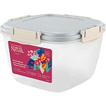 Контейнер для продуктов Sugar&Spice Barberry герметичный 1,35л квадратный трюфель (упаковка 18 шт.)