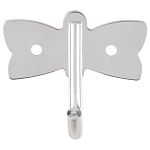 Крючок нерж.сталь, на саморезах, SSA-011 (упаковка 40 шт.)