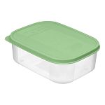 Контейнер для продуктов Verona прямоугольный 0,6л с гибкой крышкой (зеленый) (упаковка 34 шт.)