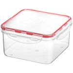 Контейнер для продуктов Modena квадратный 1,2л с защелками (бесцветный) (упаковка 11 шт.)