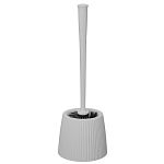 КОМПЛЕКТ WC ЁРШИК ДЛЯ ТУАЛЕТА С ПОДСТАВКОЙ Velvet Pro (Светло-серый флэк) (упаковка 12 шт.)