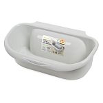 Навесная корзина для мусора Левита светло-серая C842СЕР (упаковка 10 шт.)