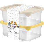 Набор контейнеров для продуктов School с гибкой крышкой 0,18л х 2 шт (упаковка 16 шт.)