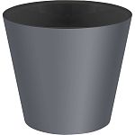 Горшок для цветов Rosemary D330 мм, 16л с дренажной вставкой на колесиках (серый)