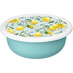 Миска 2,1л с крышкой с декором Сицилийский лимон (зеленый)