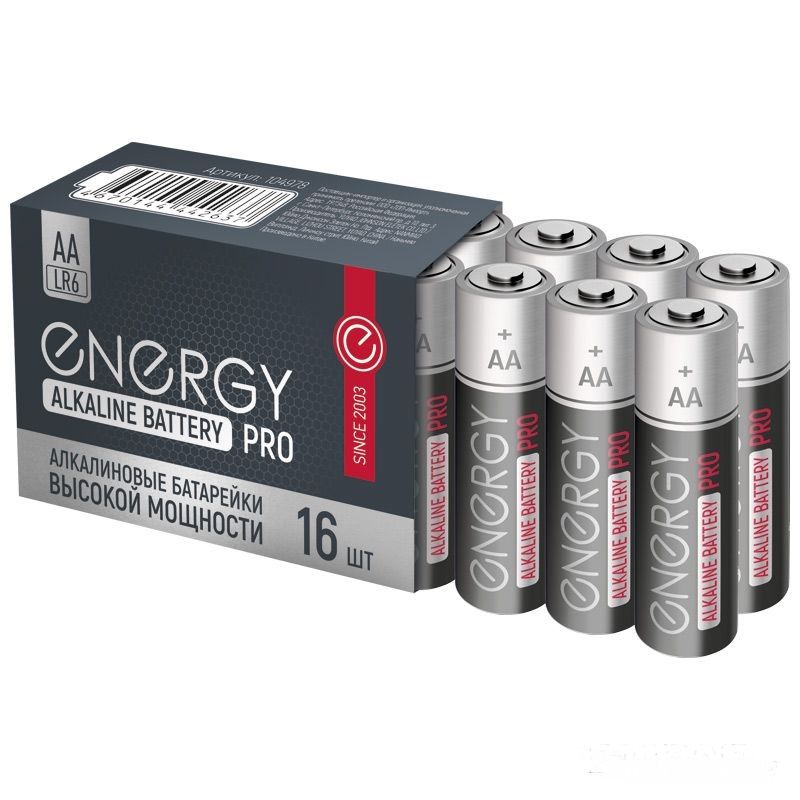 Купить Батарейка алкалиновая Energy Pro LR6/16S (АА) оптом