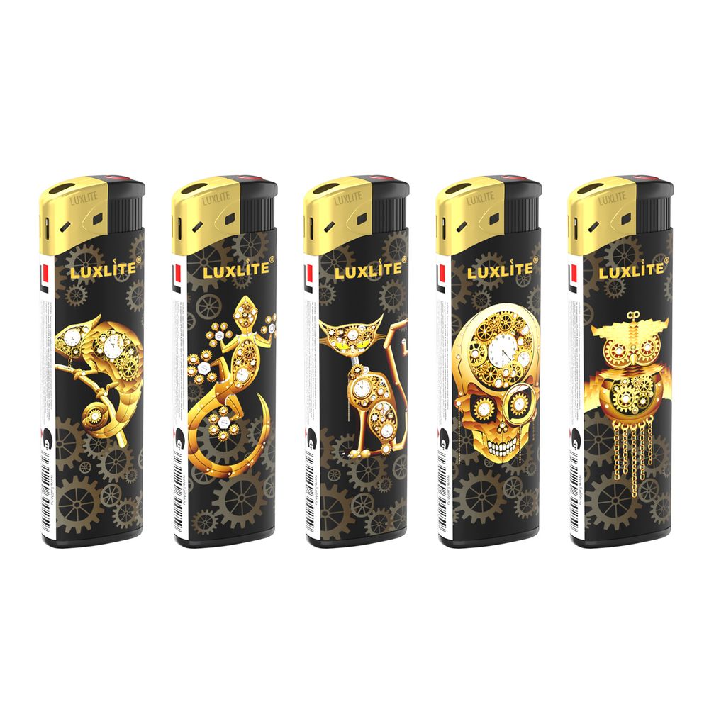 Купить Пьезо зажигалка золотые звери 8500L АП WP-GEAR ANIMAL/GOLD CAP (25)  (упаковка 25 шт.) оптом