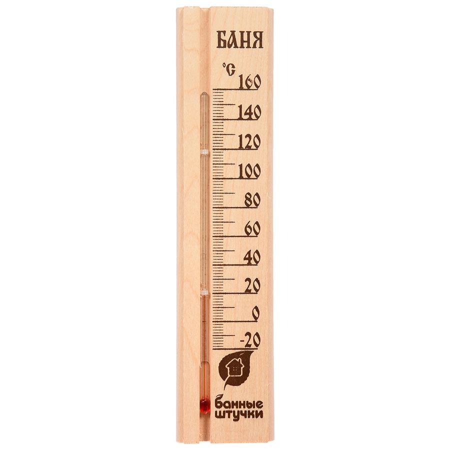 Купить Термометр Баня 27х6,5х1,5 см для бани и сауны / 10 оптом