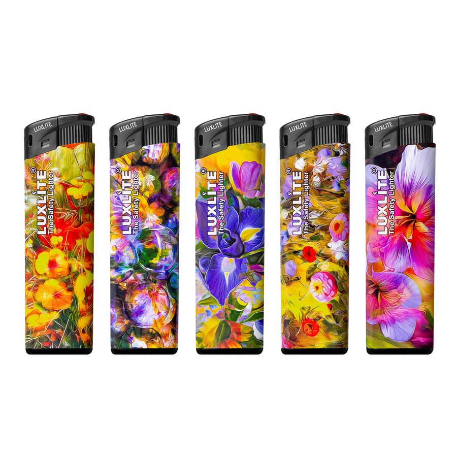 Купить Пьезо зажигалка с цветами 8500L АП TWP-FLOWERS (упаковка 50 шт.)  (упаковка 50 шт.) оптом