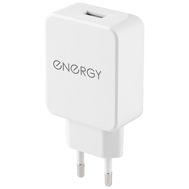 Купить Сетевое зарядное устройство Energy ET-32, 2,1А, цвет - белый оптом