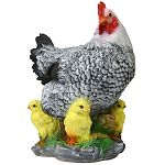 Фигурка Курица с цыплятами кубанская (42х44 см) АФ0072