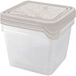 Набор контейнеров для продуктов HELSINKI Artichoke 3 шт. 0,75 л квадратные пепельный жемчу